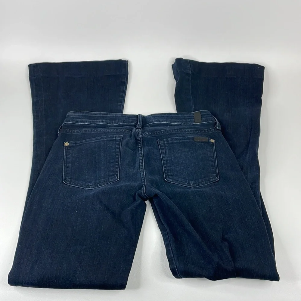 7 For All Mankind Jiselle Slim Flare Jeans Dark wash size 26 - Picture 8 of 14